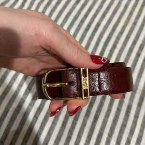 Vintage YSL leather belt SZ 38